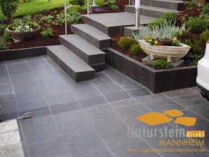 Basalt Terrassenplatten Sandokan