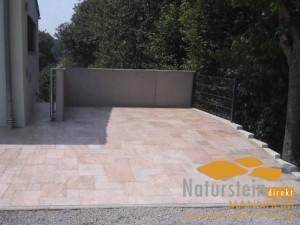 Granit Terrassenplatten Sun Gelb