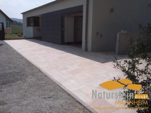 Granit Terrassenplatten Sun Gelb