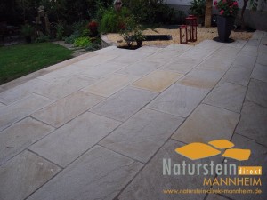 Sandstein Terrassenplatten Lemon Mint